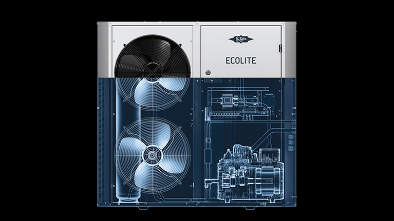 x-ray view of ecolite condensing unit